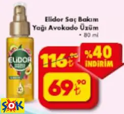 ELİDOR SAÇ BAKIM YAĞI AVOKADO ÜZÜM ELİDOR SAÇ BAKIM YAĞI AVOKADO ÜZÜM